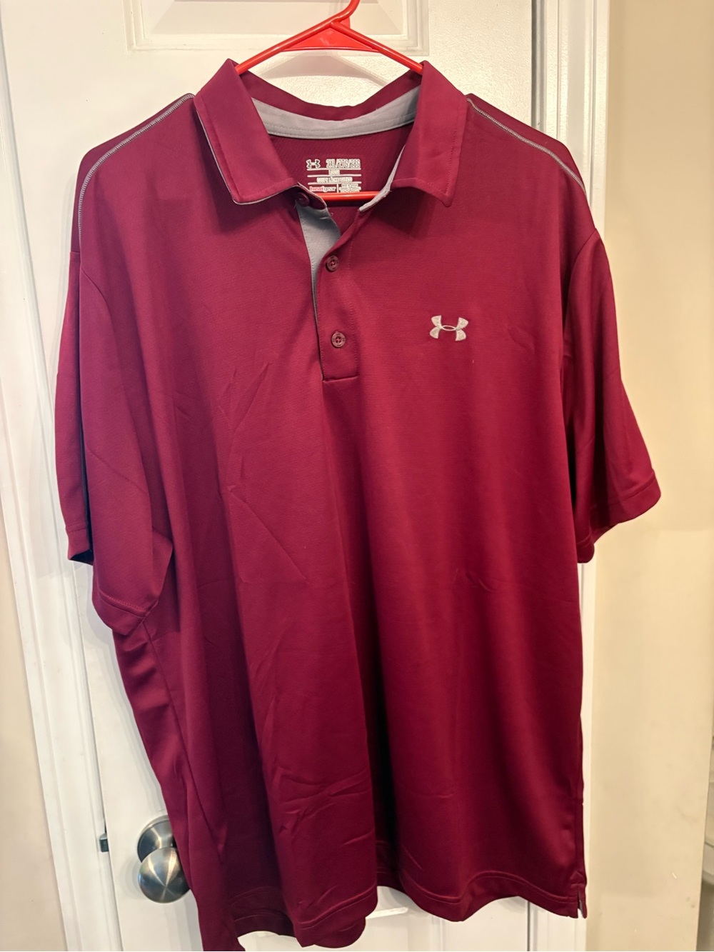 Under Armour Men’s Burgundy Performance Polo
